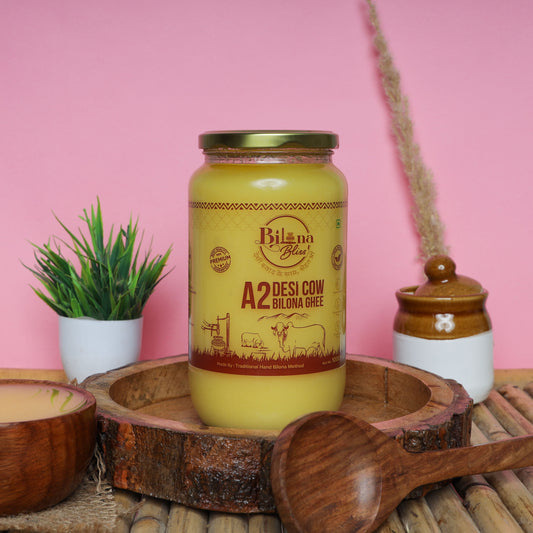 Buy A2 Desi Cow Ghee 1000ml | Bilona Method | Pure, Organic & Hand-Churned Ghee – Bilona Bliss (Copy) (Copy)