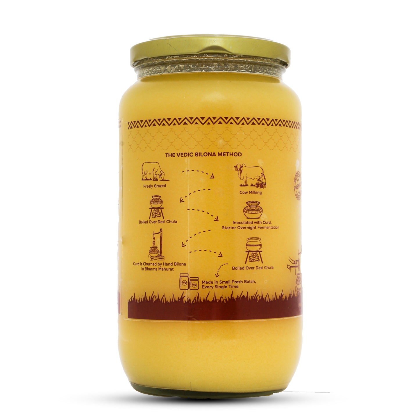 A2 GIR Cow Bilona Ghee(1 LTR )